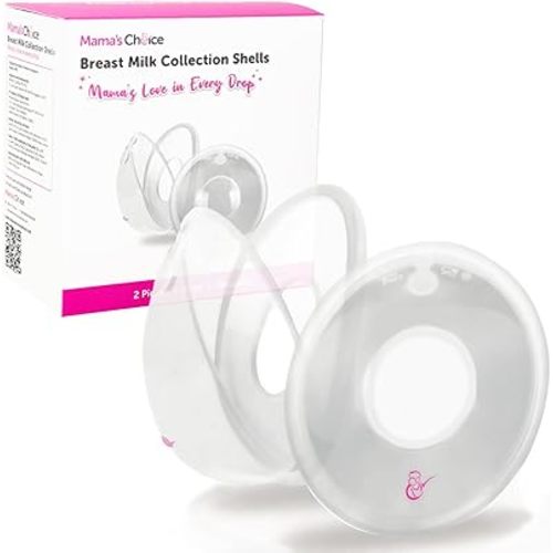 Breast Milk Collection Cups (2 Pack) - Reusable Silicone Breast Shells & Milk Catcher - Wearable Nursing Cups for Bra to Protect Sore Nipples - Leak Proof Breastfeeding Essentials