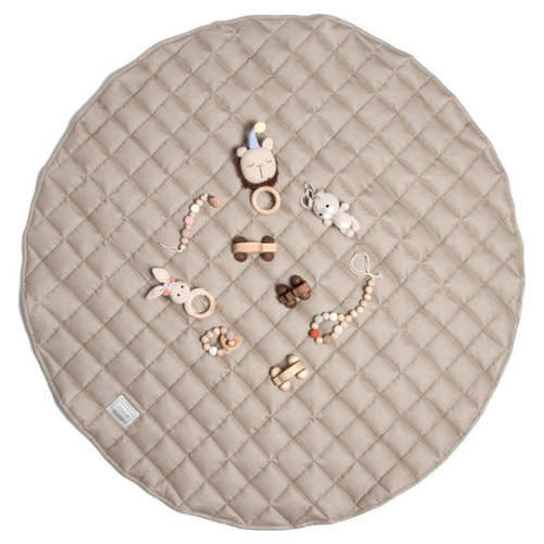 French Linen Deluxe Thick Quilted Play Mat