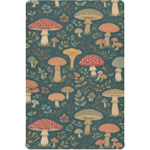 Mushrooms Forest Pattern Crib Sheets