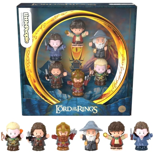 Fisher Price Little People Collector Lord of The Rings Set of 6 Figures LOTR