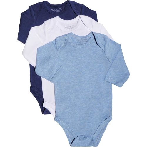 123 Bear Baby Cotton Spandex Long-Sleeve bodysuits unisex boy girl