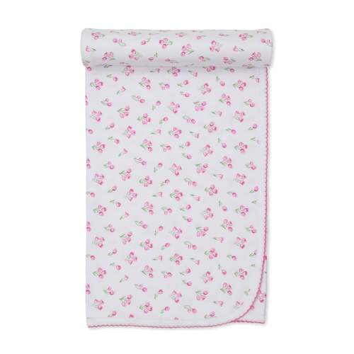 Timeless Tulips White Blanket