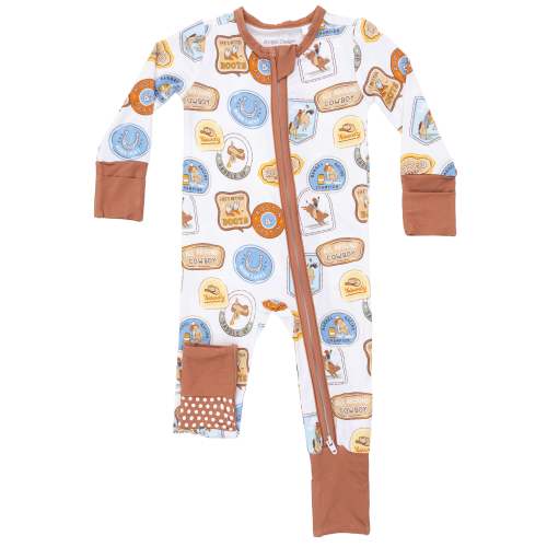Rodeo Patches Uni - Convertible Romper – Angel Dear