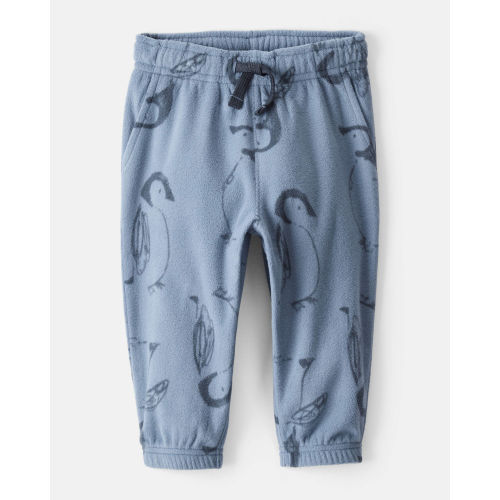 Baby Boy Penguin Fleece Joggers - Blue - OshKosh B'gosh | Carter's