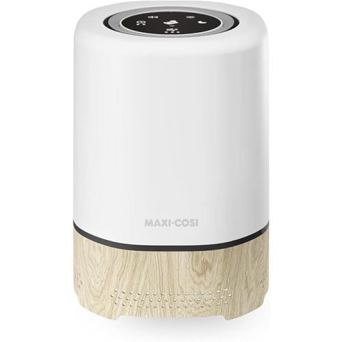 Maxi-Cosi Clean 3-in-1 Air Purifier, Baby HEPA Air Purifier for Bedroom (H13), from Birth, Allergy Air Purifier HEPA 13, Part of Maxi-Cosi Connected Home - Compatible with Alexa/Google Assistant