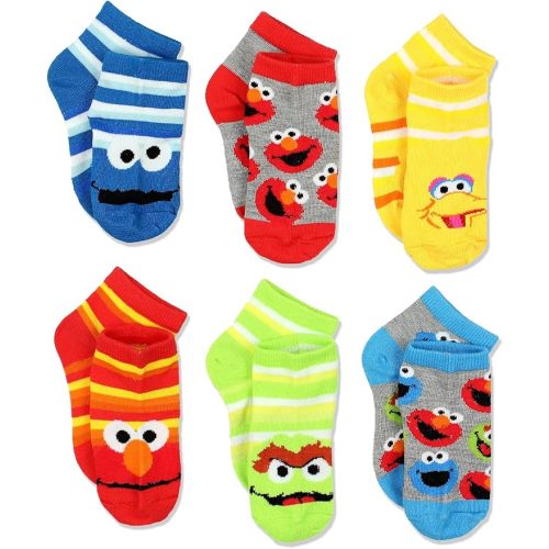Sesame Street Boys Multi pack Socks (Toddler/Little Kid/Big Kid)