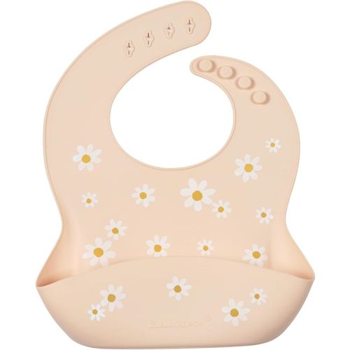 Loulou Lollipop Soft, Waterproof Silicone Feeding Bib for Babies and Toddlers