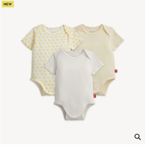 Magnetic 3-Pack Bodysuit