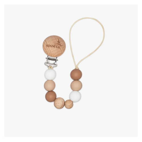 Ninni Co. Hazelnut Pacifier Clip