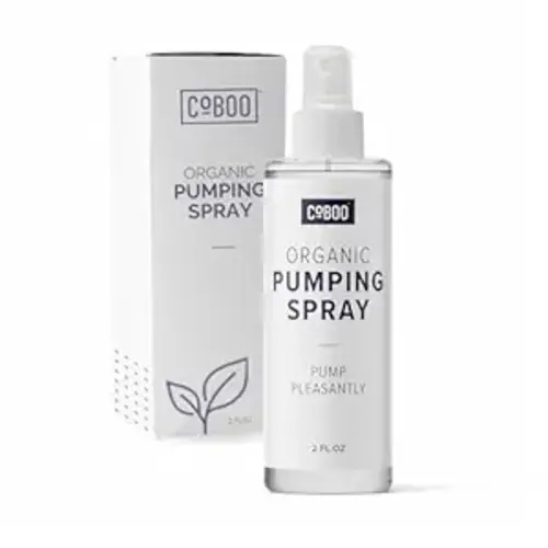 CoBoo Pumping Spray 2 Fl Oz | Organic Skin Lubricant for Breast Pumping | Pump Flange Spray for Breast Shields | Vegan & Lanolin Free, Made in USA | Helps Sore Nipples & Clogged Milk Ducts