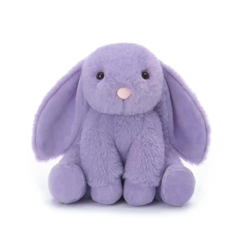 Apricot Lamb Toys Plush Purple Bunny Rabbit Stuffed Animal with Fluffy Soft Ears (Purple Bunny, 8 Inches)