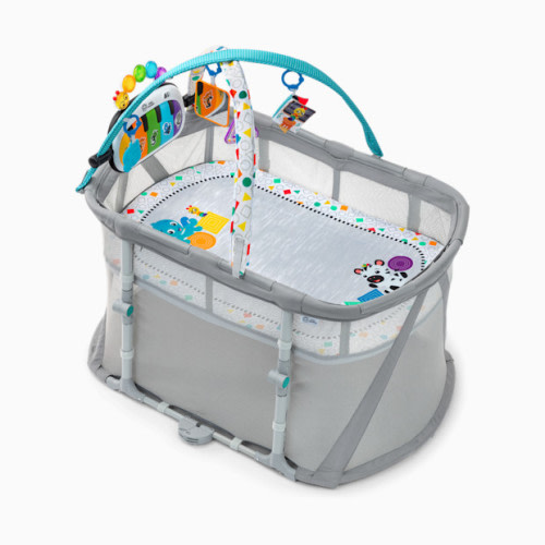 Kick and Snooze 3-in-1 Playard, Bassinet, and Musical Play Gym