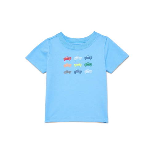 Wonder Nation Baby Boy Short Sleeve Graphic T-Shirt, Sizes 0-24 Months