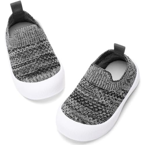 BACSAC Baby Toddler Unisex Infant Shoes Boys Girls Beige Mesh Breathable Non-Slip Soles 6-36 Months