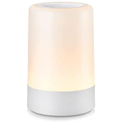 G Keni Nursery Night Light for Babies, LED Bedside Touch Sensor Lamp for Kids Breastfeeding and Sleep Aid, USB Rechargeable Nursery Lamp Dimmable Warm Night Light, Soft Eye Caring