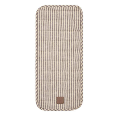 Lemon Sorbet Stripe Universal Linen Bassinet Liner