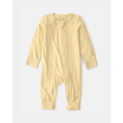 Baby 2-Way Zip PurelySoft Sleep & Play Pajama - Yellow | Carter's
