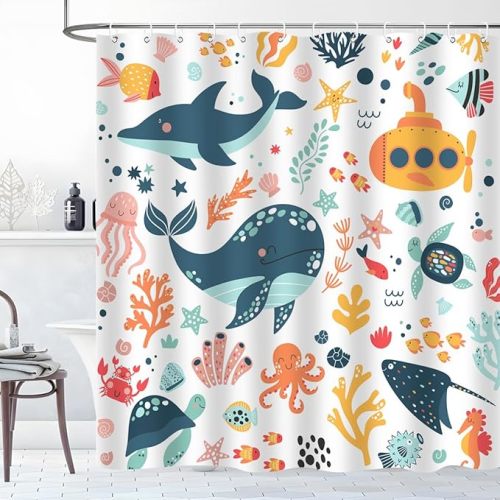 ABC Shower Curtain