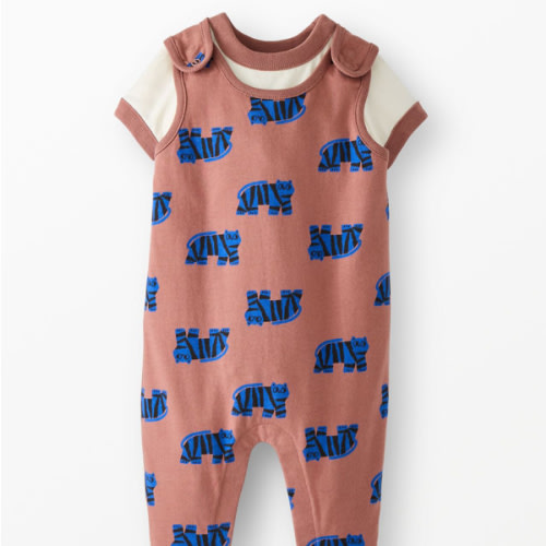 Baby T-Shirt & Overalls Set