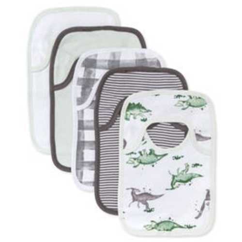 Set of 5 Happy Herbivores Bibs