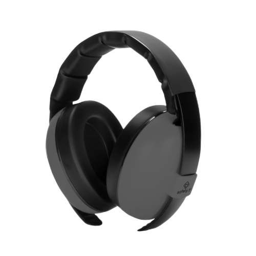 Safety 1st Noise Reducing Rating 22 Decibels Protection Infant & Toddler Earmuffs, Space Gray