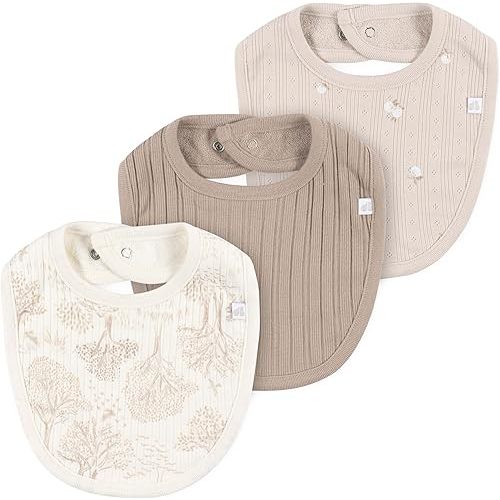 Just Born 3-Pack Bibs for Toddlers