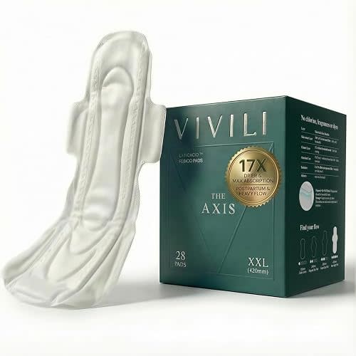Postpartum Pads XXL Overnight 16.5" 17x Drier Than Organic Cotton