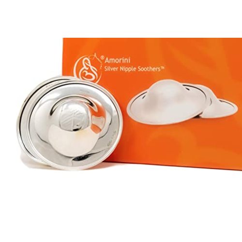 Amorini Silver Nipple Covers for Breastfeeding Mothers – Hand-Crafted in Italy from Solid Silver (925‰)