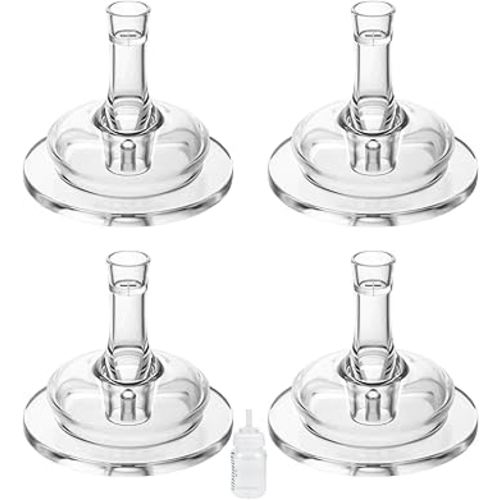 Sippy Nipples for Philips Avent Anti-Colic Baby Bottles, Transition Cup Food Grade Silicone Soft Straw Nipple 8m+, Pack of 4