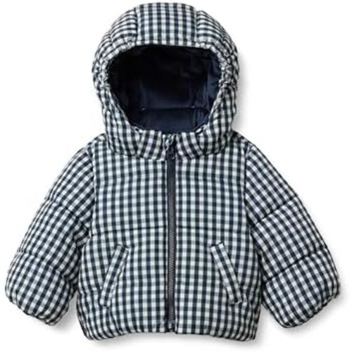 Amazon Essentials x Sofia Grainge Babies, Toddlers, and Boys' Water-Resistant Hooded Puffer Jacket