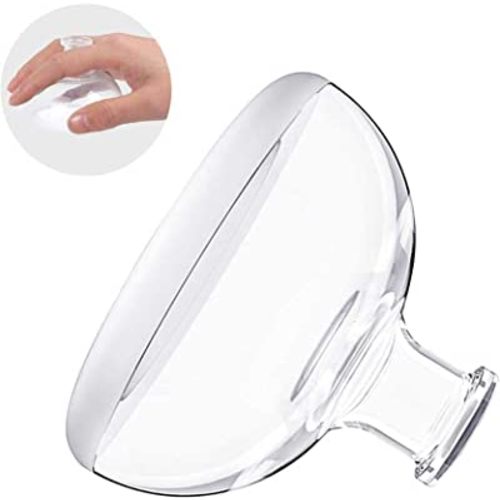 Fanwer Palm Chest Percussion Cup - Chest Physical Therapy Aids(CPT), Mucus Removal Device, Helps to Break up Mucus by Percussion and Postural Drainage, Professional Palm Sputum Remover