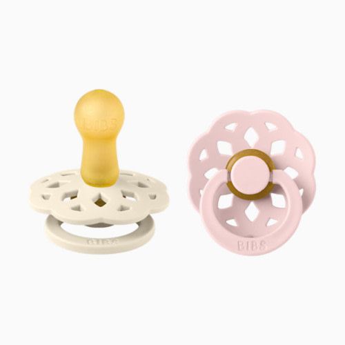 Boheme Natural Rubber Pacifier (2 Pack) - Ivory / Blossom