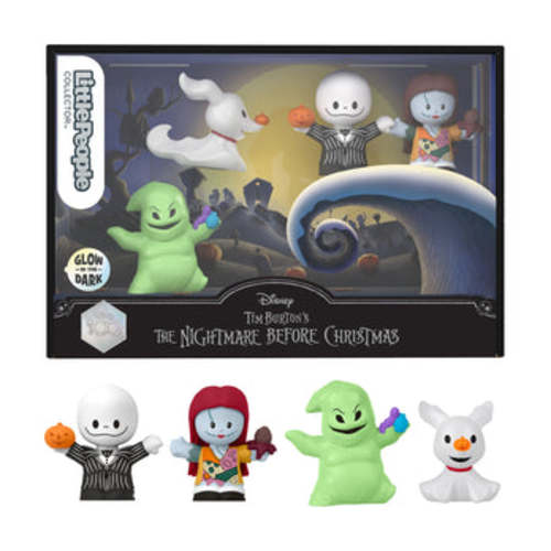Little People Collector Disney Tim Burton's The Nightmare Before Christmas Set, 4 Figures