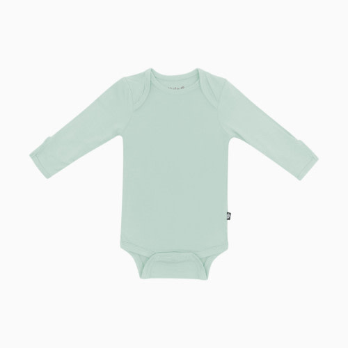 Kyte Baby Long Sleeve Bodysuit - Sage, 0-3 M