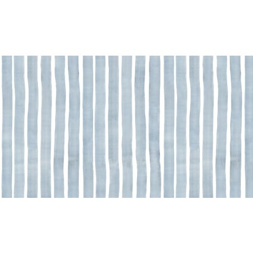 Decorative Watercolour Stripes - Blue