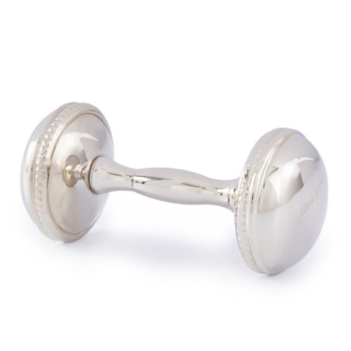 Silver Baby Rattle