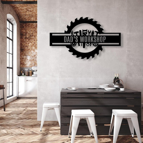 Custom Metal Workshop Sign