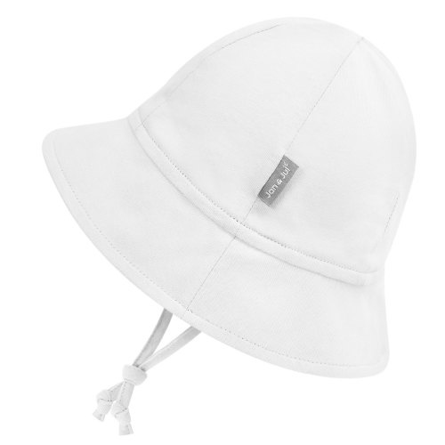 Cozy Cotton Baby Bucket Hats | White 0-3 Months