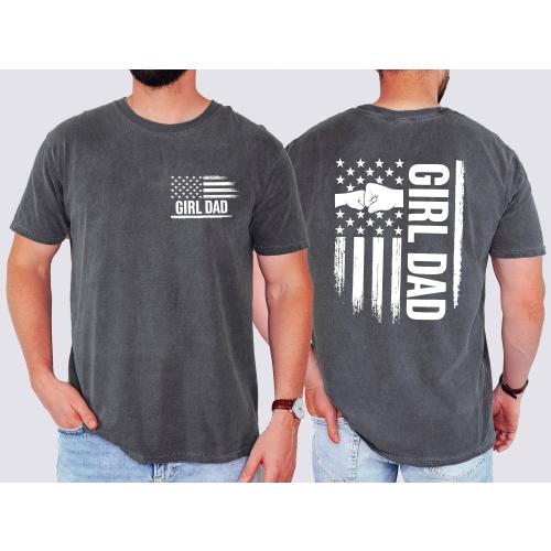 Girl Dad Crew T-shirt, Team Girl Dad T-shirt, Birthday Gift For Dad, Girl Pregnancy Announcement,Dad to be,Cool Dad T-shirt,Gift For Husband