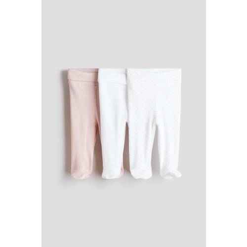 3-PACK FOLDOVER-WAIST LEGGINGS