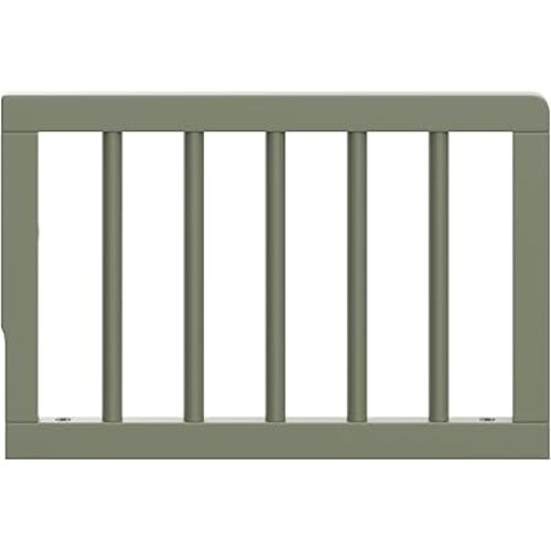 Storkcraft & Graco Toddler Safety Guardrail with Dowels (Olive) – GREENGUARD Gold Certified, Converts Compatible Storkcraft & Graco Crib to Toddler Bed, Each Guardrail Sold Individually
