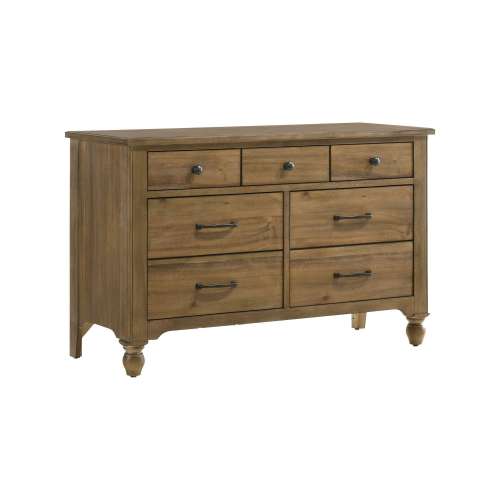 Highland 7-Drawer Dresser, Sand Dune