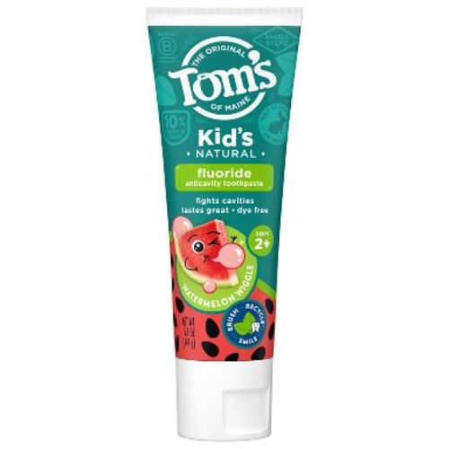 Tom’s of Maine Watermelon Wiggle Kids' Anticavity Fluoride Toothpaste - 5.1oz