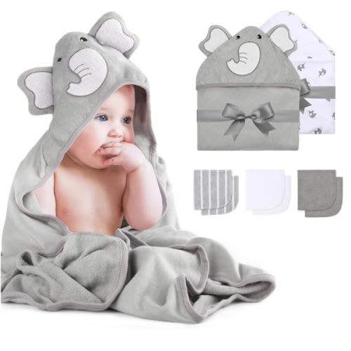 Momcozy Baby Hooded Towel