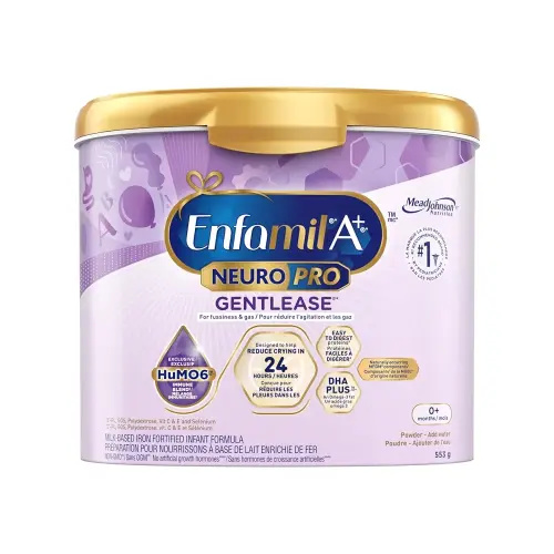 Enfamil A+ NeuroPro Gentlease, Baby Formula, Powder Tub, with Brain Building DHA, 0-12 Months, 553g