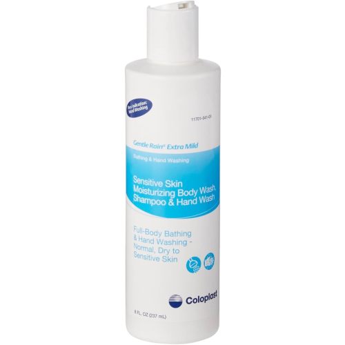 Coloplast Gentle Rain Extra Mild Shampoo & Skin Cleanser, 8 oz, Each