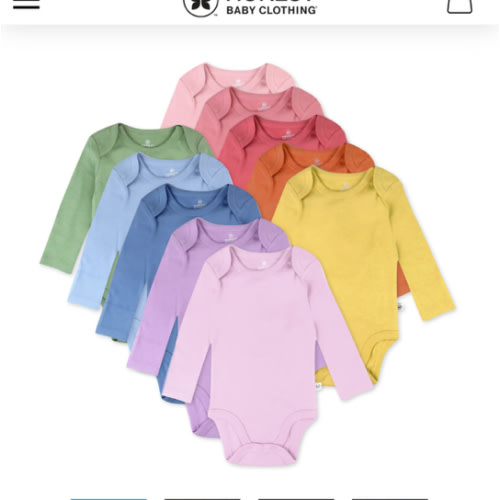 10-Pack Organic Cotton Long Sleeve Bodysuits | Honest Baby Clothing