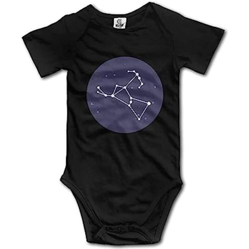 Orion Constellation Baby Bodysuit Short Sleeve Jumpsuit Rompers 0-6 Month Black