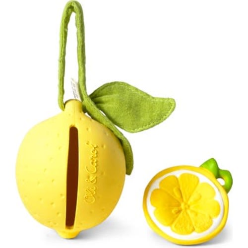 Oli & Carol Lemon Paci Holder + Teether