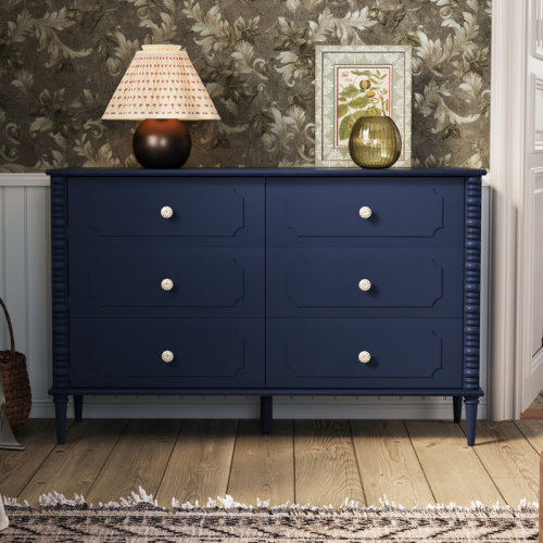 Latitude Run® Drawer Dresser, 32 inch Wide Dresser for Bedroom, Modern Wood Chest of Drawers, Turned Legs Nightstand with Drawers for Dorms, Hallway, Entryway | Wayfair